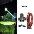 Super Bright LED Headlamp Zoomable White/yellow/blue/red Rechargeable Headlight Suitable for Outdoor Fishing Camping