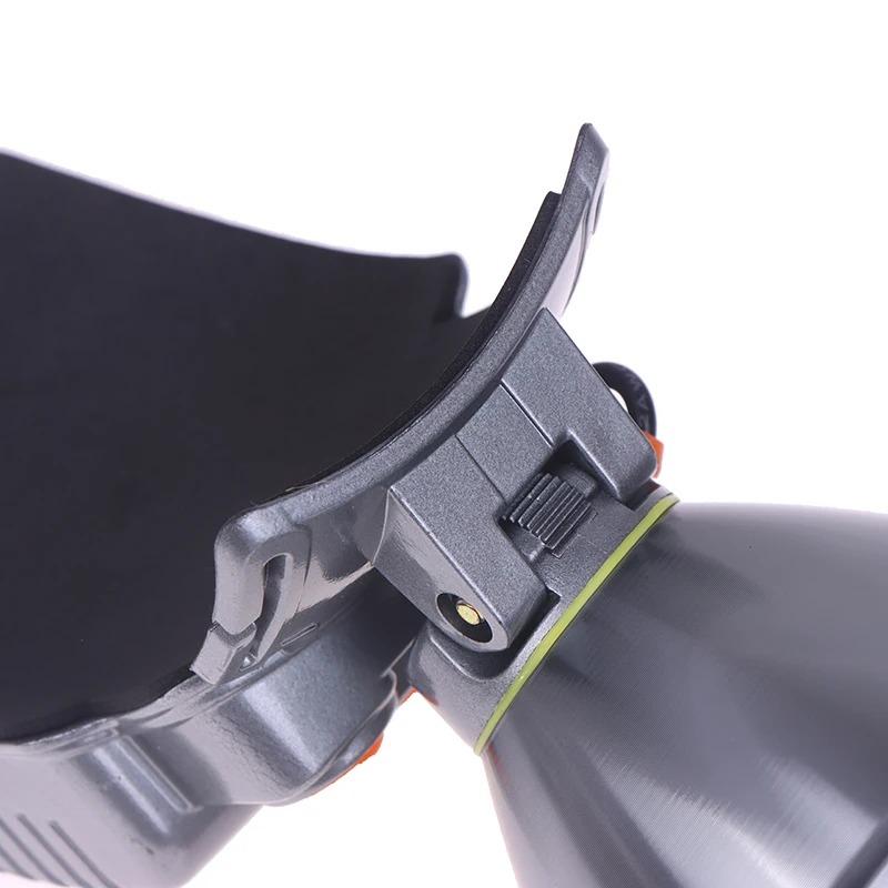 Super Bright LED Aluminum Headlight Rechargeable Waterproof Headlamp with Blue&Yellow Light for Camping Camping Adventure Hiking