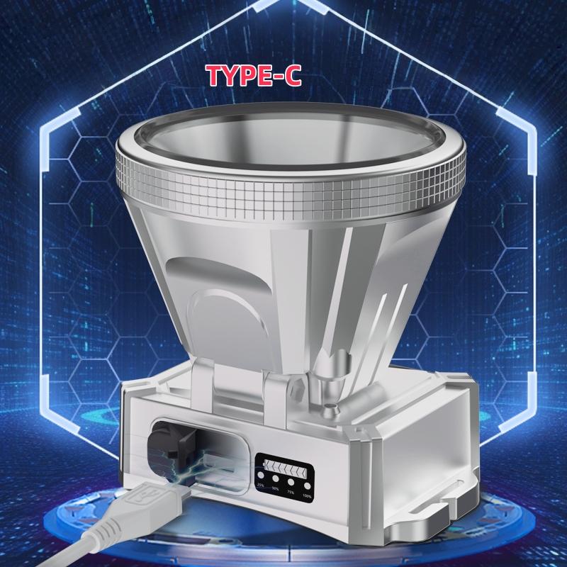 (10 years warranty) super bright LED rechargeable headlight long endurance fishing headlamp angle adjustable for outdoor camping cycling hiking mountaineering adventure