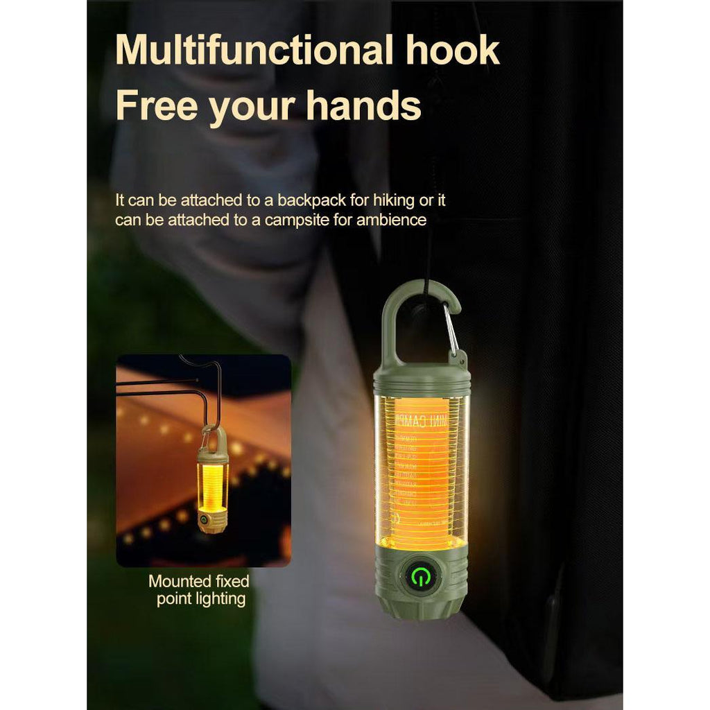 Multi Functional Outdoor LED Camping Light Night Riding Light Rechargeable Handheld Night Light