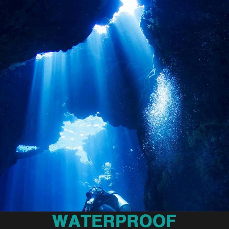 Super Bright LED Diving Headlight Type-c Charging Underwater IPX8 Waterproof Headlamp with 90° Adjustable for Diving Fishing Photography