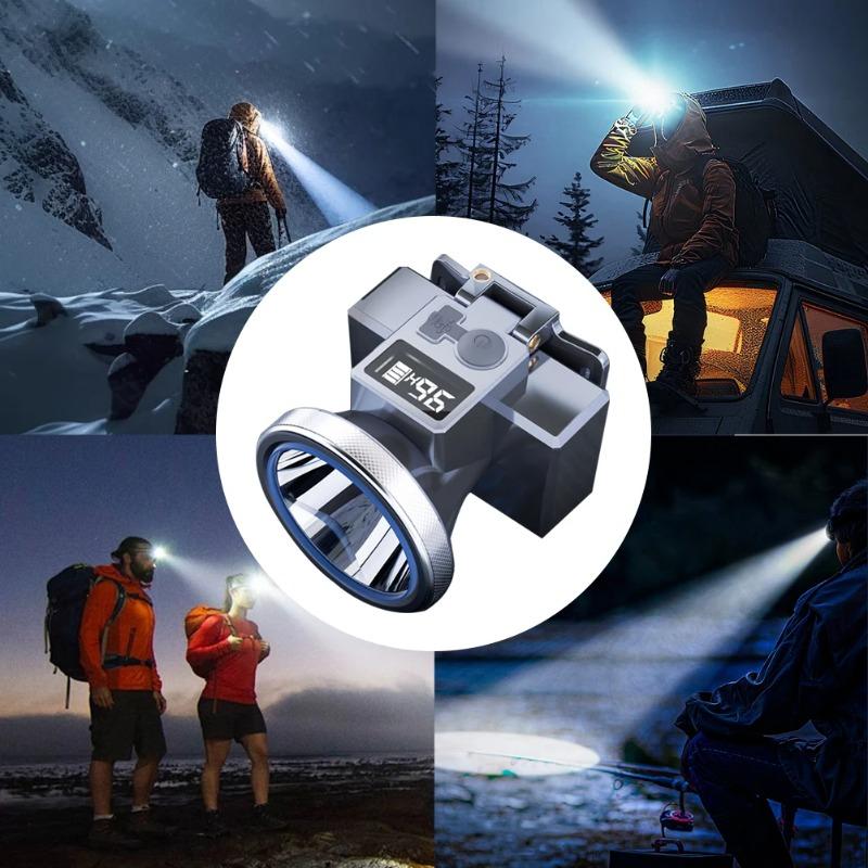 Camping LED Headlamp 3 Modes Adjustable Angle Super Bright Headlight for Outdoor Fishing Hiking