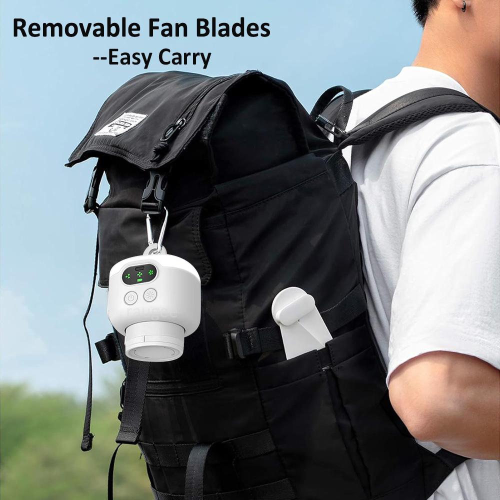 Powerful Ceiling Fan Portable Camping Tent Ceiling Canopy Fan Rechargeable Wireless Fan Air Circulators with Remote Control Light