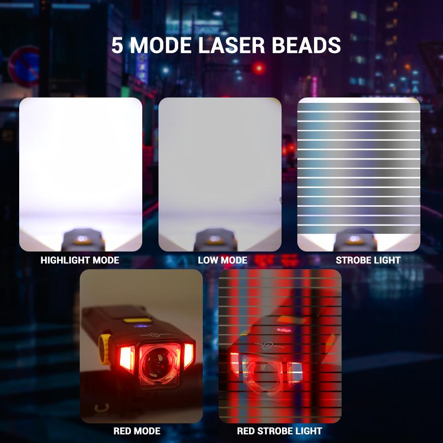 Outdoor Bike Light USB/Solar Rechargeable LED Bicycle Light Waterproof Headlight Bike Accessories for night cycling