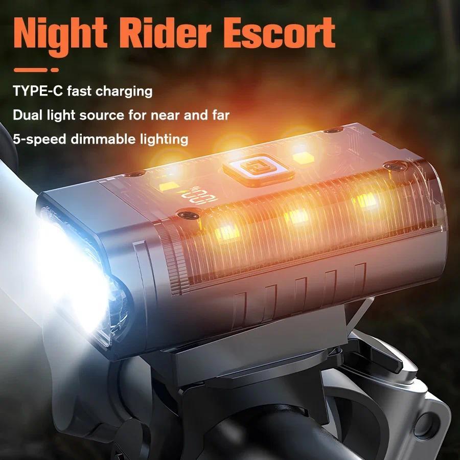 T6 LED Bike Front Light Bicycle Headlight Rechargeable Bright MTB Road Bike Head Lamp LED Cycling Flashlight for Night Riding