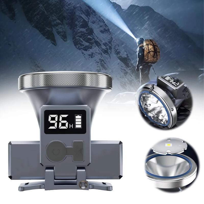 Camping LED Headlamp 3 Modes Adjustable Angle Super Bright Headlight for Outdoor Fishing Hiking