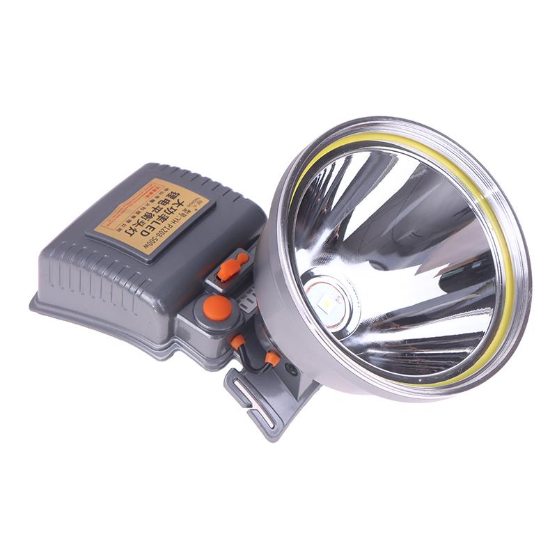 Super Bright LED Aluminum Headlight Rechargeable Waterproof Headlamp with Blue&Yellow Light for Camping Camping Adventure Hiking