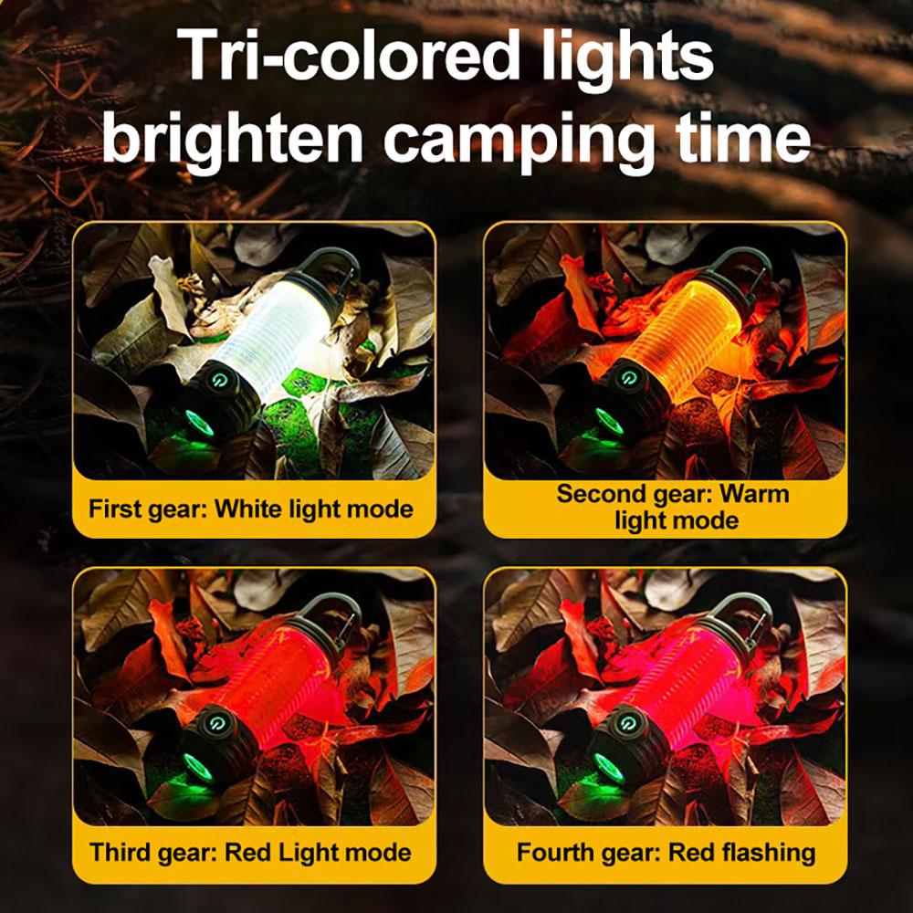 Multi Functional Outdoor LED Camping Light Night Riding Light Rechargeable Handheld Night Light