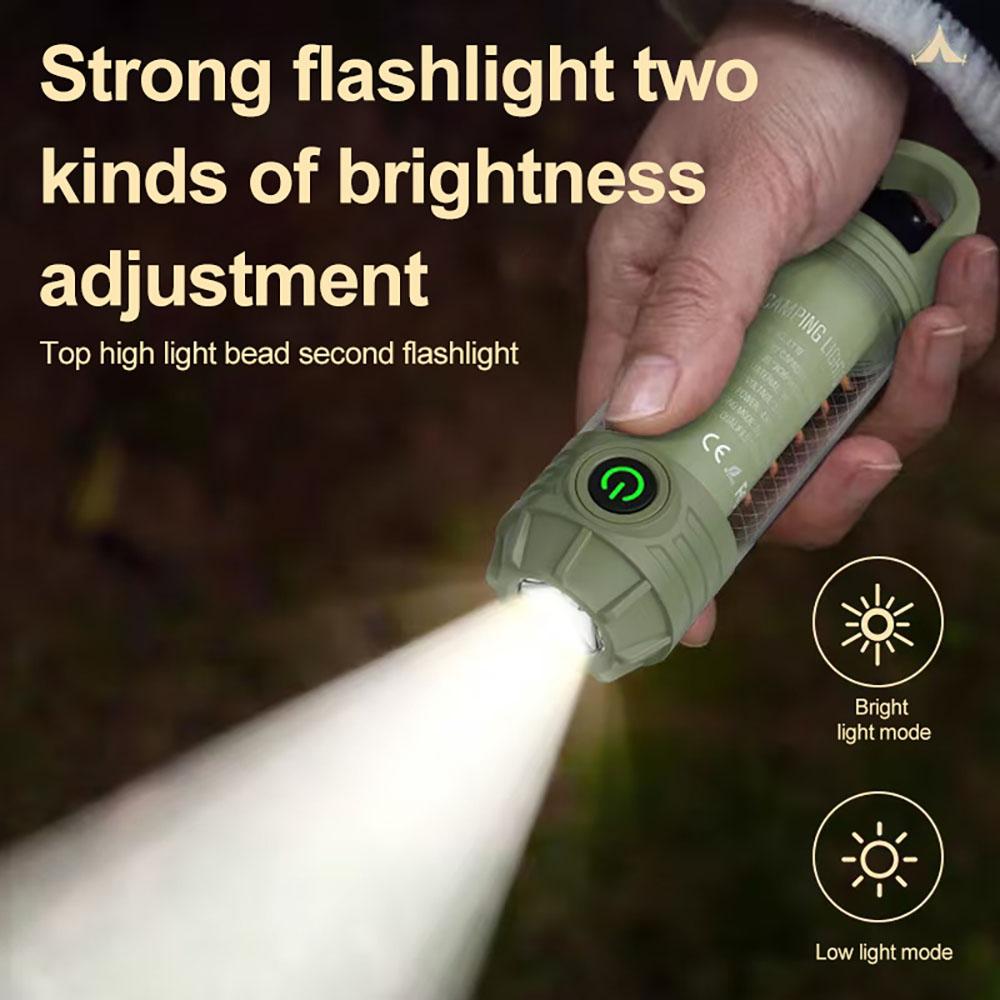 Multi Functional Outdoor LED Camping Light Night Riding Light Rechargeable Handheld Night Light