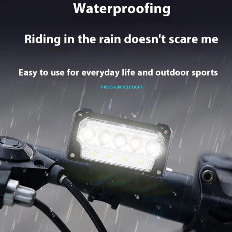 Bicycle Front Light Super Bright Bicycle Light Waterproof Bicycle Head Light Rechargeable Bike Safety Lamp Cycling Accessories