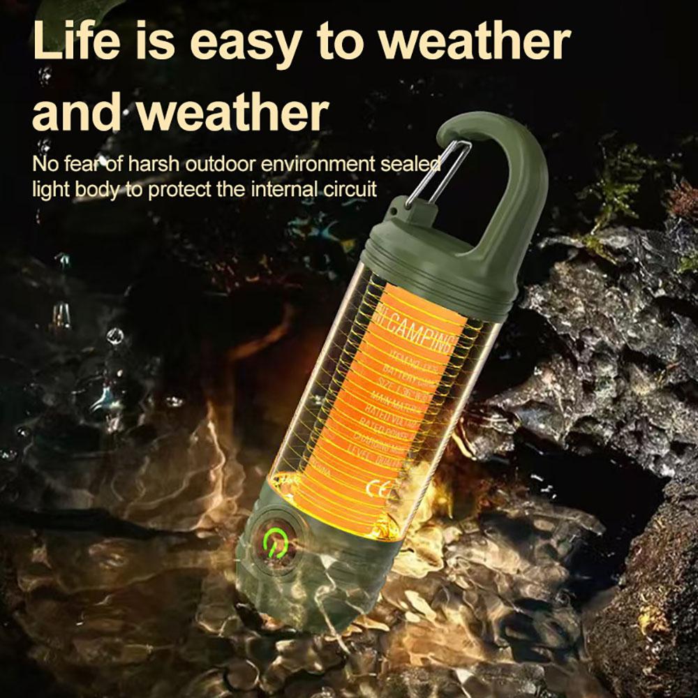 Multi Functional Outdoor LED Camping Light Night Riding Light Rechargeable Handheld Night Light