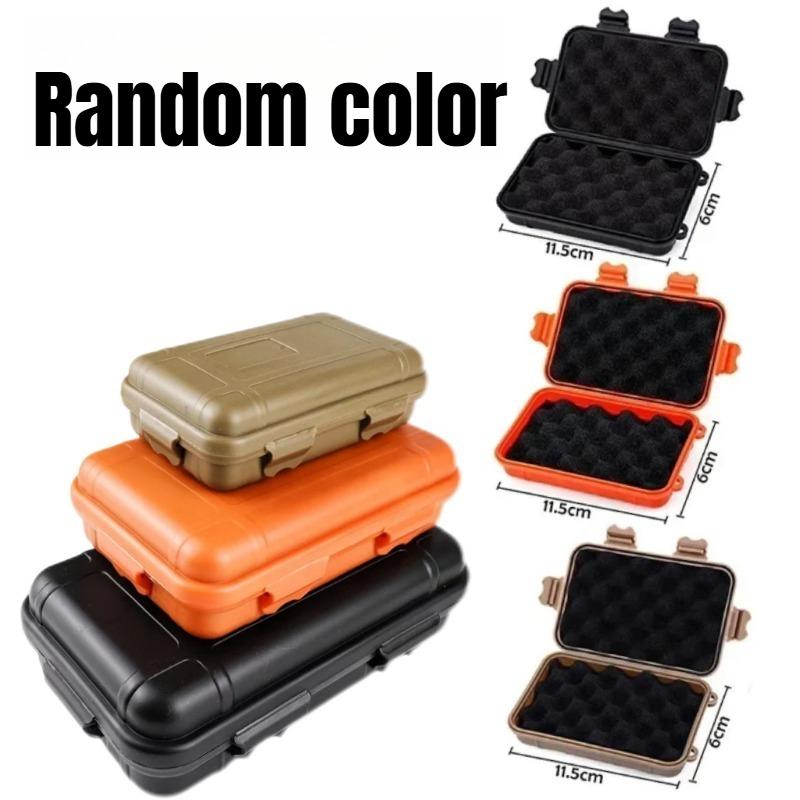 11.5-20cm Pressureproof Waterproof Fishing Tools Storage Box Outdoor Survival Toolbox
