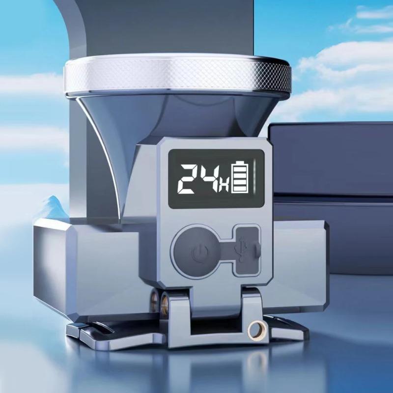 Super Bright LED Headlight 3 Modes Rechargeable Headlamp with Adjustable Angle  for Outdoor Camping Fishing Hiking