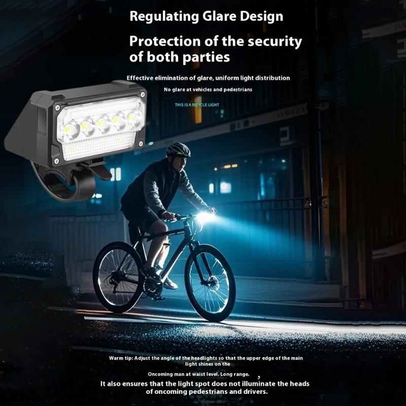 Bicycle Front Light Super Bright Bicycle Light Waterproof Bicycle Head Light Rechargeable Bike Safety Lamp Cycling Accessories