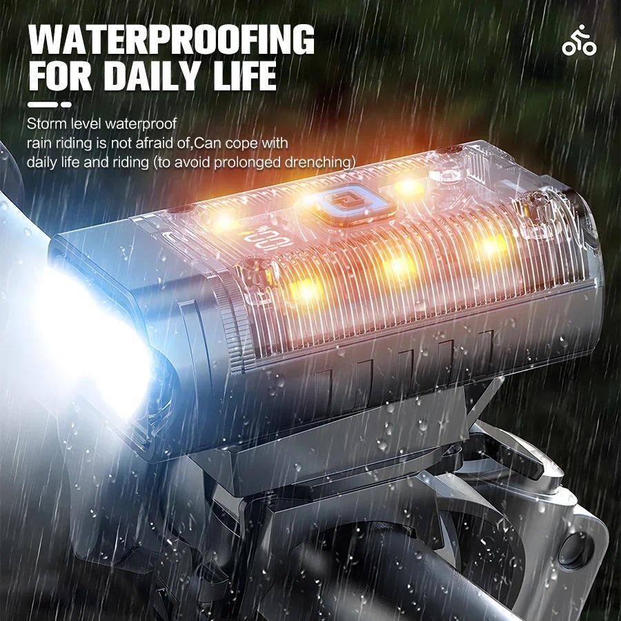 T6 LED Bike Front Light Bicycle Headlight Rechargeable Bright MTB Road Bike Head Lamp LED Cycling Flashlight for Night Riding