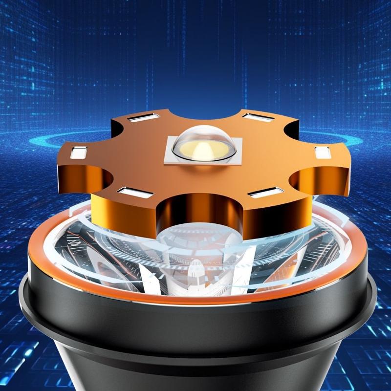 Super Bright LED Diving Headlight Underwater 100 Meters Diving Flashlight Long Endurance Diving Light Is Used for Underwater Photography, Fishing, Camping, and Exploration