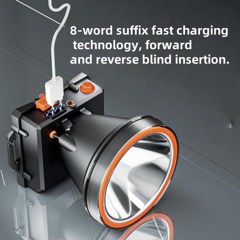 Super Bright LED Diving Headlight Underwater 100 Meters Diving Flashlight Long Endurance Diving Light Is Used for Underwater Photography, Fishing, Camping, and Exploration