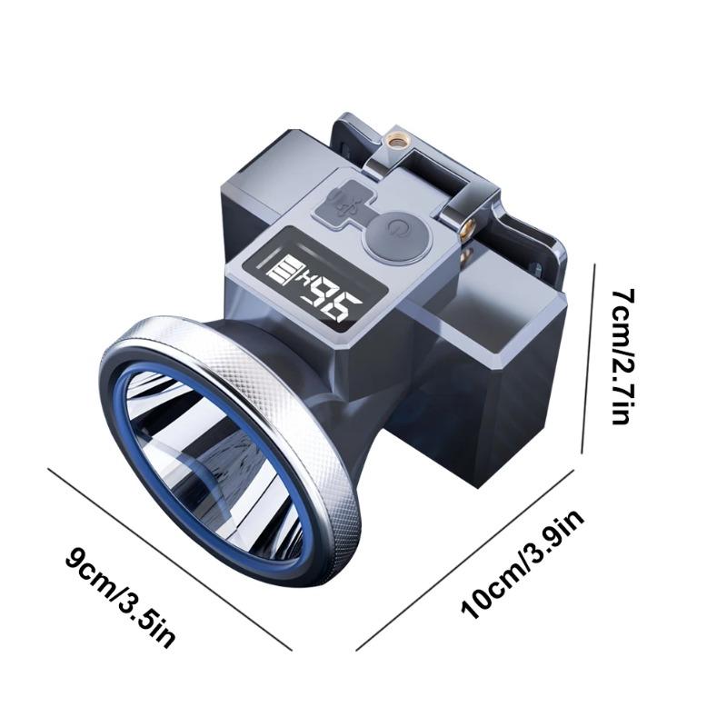 Super Bright LED Headlight 3 Modes Rechargeable Headlamp with Adjustable Angle  for Outdoor Camping Fishing Hiking
