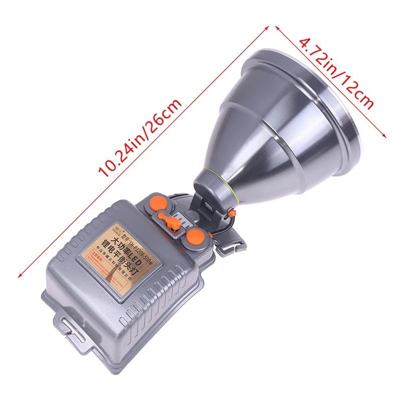 Super Bright LED Aluminum Headlight Rechargeable Waterproof Headlamp with Blue&Yellow Light for Camping Camping Adventure Hiking