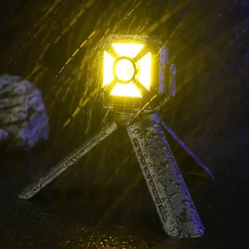 Ultra Bright LED USB Charging Work Light COB Car Repair Working Lamp with Power Display for Outdoor Camping Working Fishing