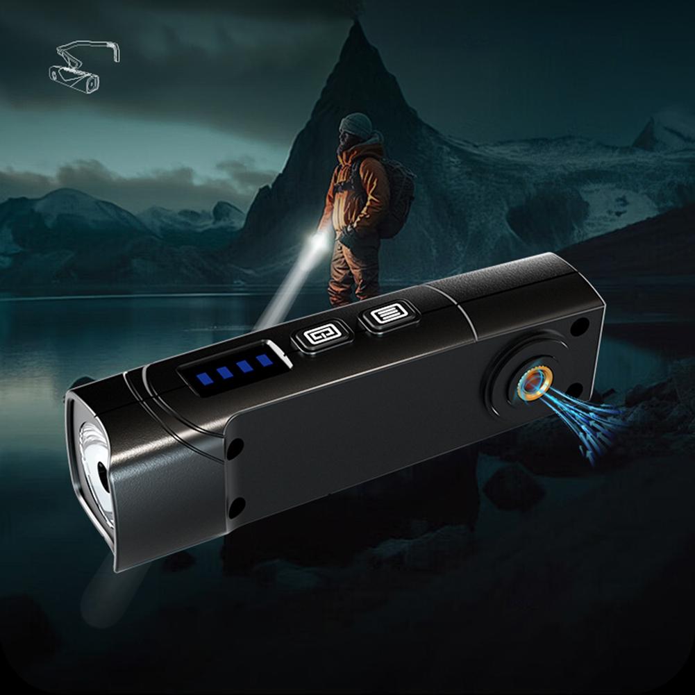 XPG LED Ear-Mounted Headlamp USB Rechargeable Motion Sensor Super Bright Headlight for Camping Mountain Climbing