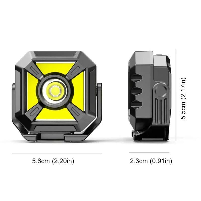 Ultra Bright LED USB Charging Work Light COB Car Repair Working Lamp with Power Display for Outdoor Camping Working Fishing