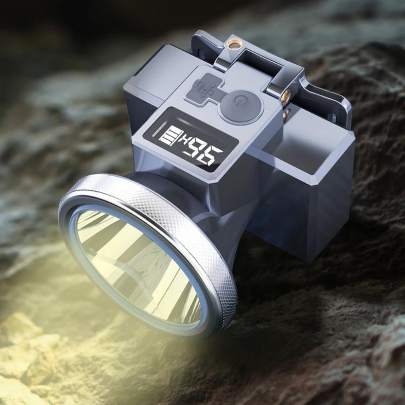 Super Bright LED Headlight 3 Modes Rechargeable Headlamp with Adjustable Angle  for Outdoor Camping Fishing Hiking