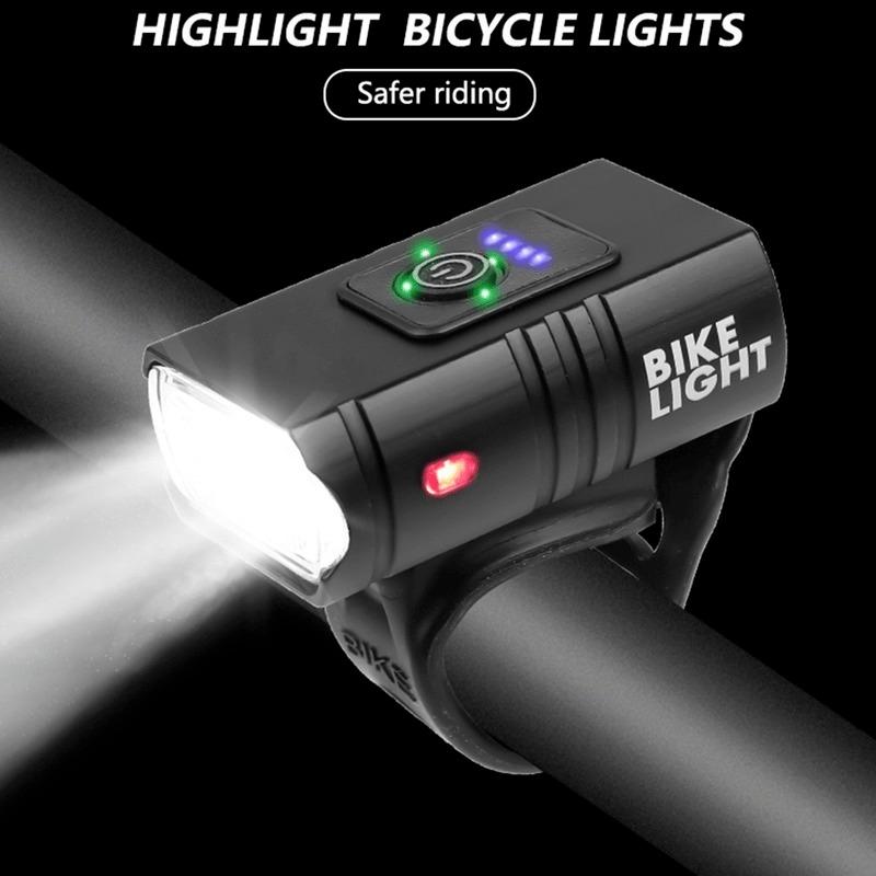 Bicycle Front Light Super Bright Bicycle Light Waterproof Bicycle Head Light Rechargeable Bike Safety Lamp Cycling Accessories