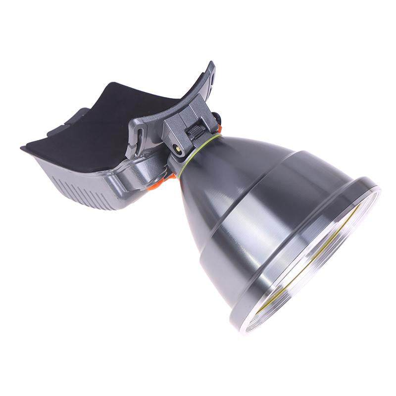 Super Bright LED Aluminum Headlight Rechargeable Waterproof Headlamp with Blue&Yellow Light for Camping Camping Adventure Hiking