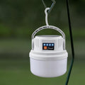 Multifunction LED Solar Charging Bulb Camping Light  Rechargeable Portable Waterproof Outdoor Night Flashlight Hanging Emergency Lamp