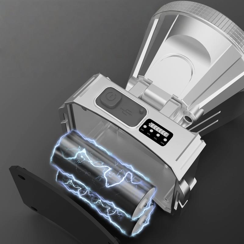 (10 years warranty) super bright LED rechargeable headlight long endurance fishing headlamp angle adjustable for outdoor camping cycling hiking mountaineering adventure