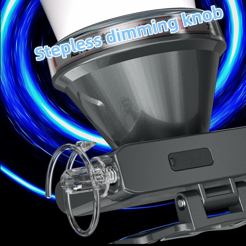 Super Bright LED Induction Headlight Knob Infinitely Dimmable Fixed Focus Headlamp Long Endurance Fishing Light Is Used for Outdoor Camping, Fishing, Hiking, Exploration, Cycling