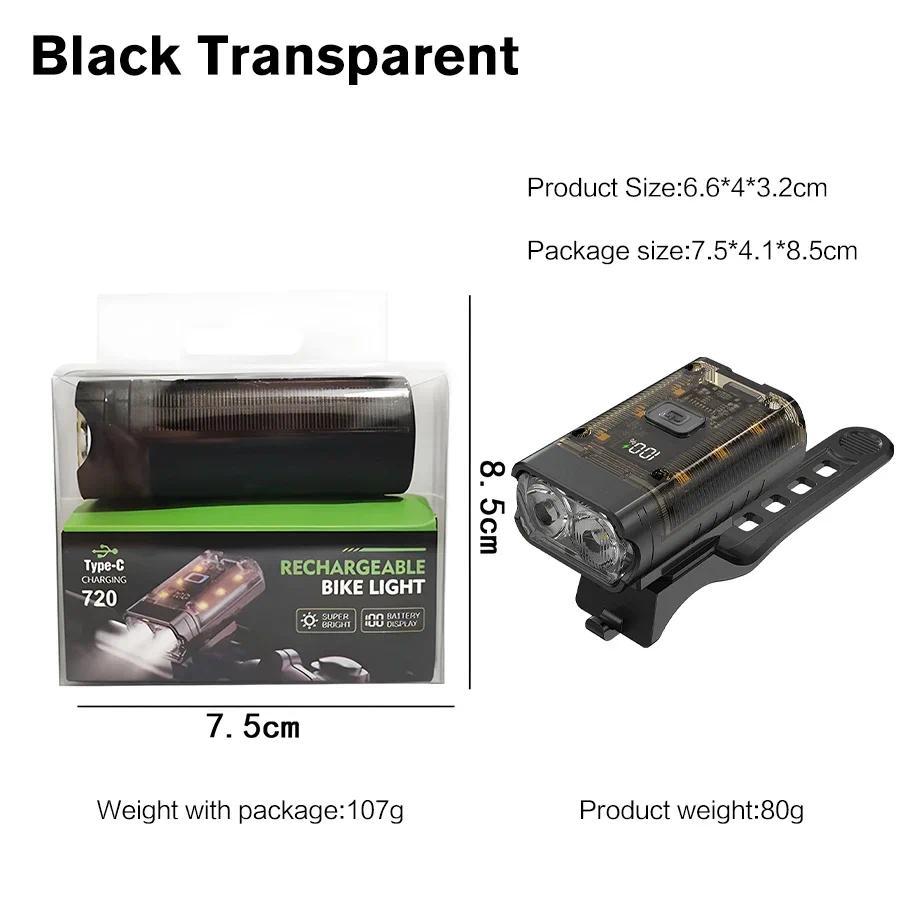 T6 LED Bike Front Light Bicycle Headlight Rechargeable Bright MTB Road Bike Head Lamp LED Cycling Flashlight for Night Riding