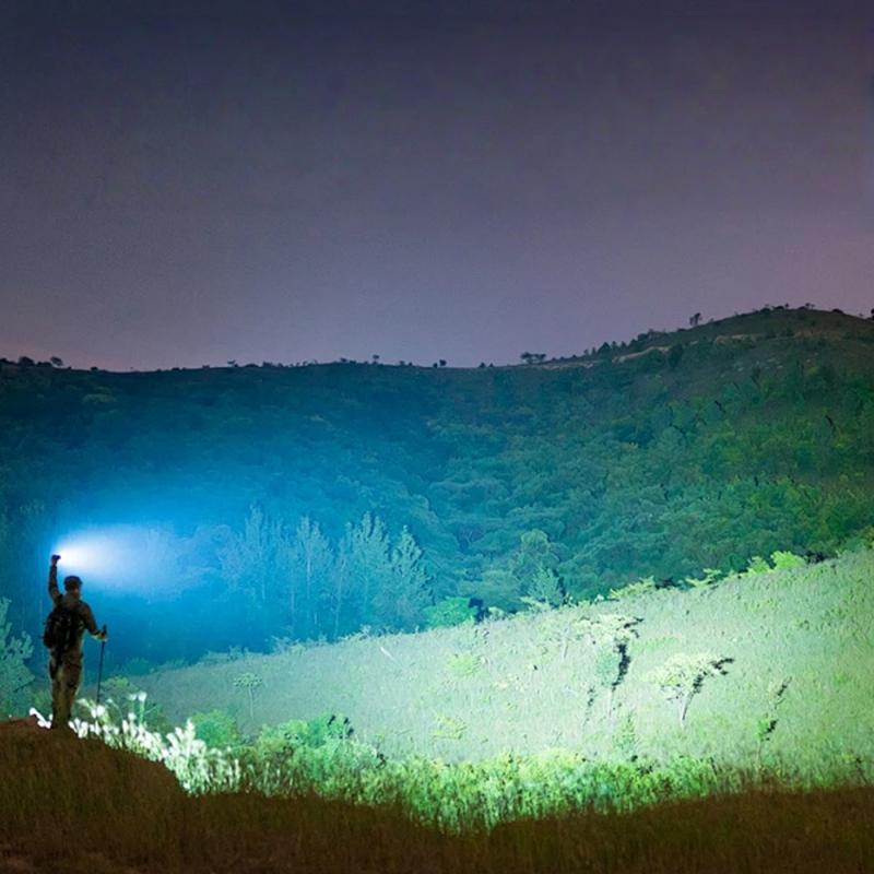 Super Bright LED Diving Headlight Underwater 100 Meters Diving Flashlight Long Endurance Diving Light Is Used for Underwater Photography, Fishing, Camping, and Exploration