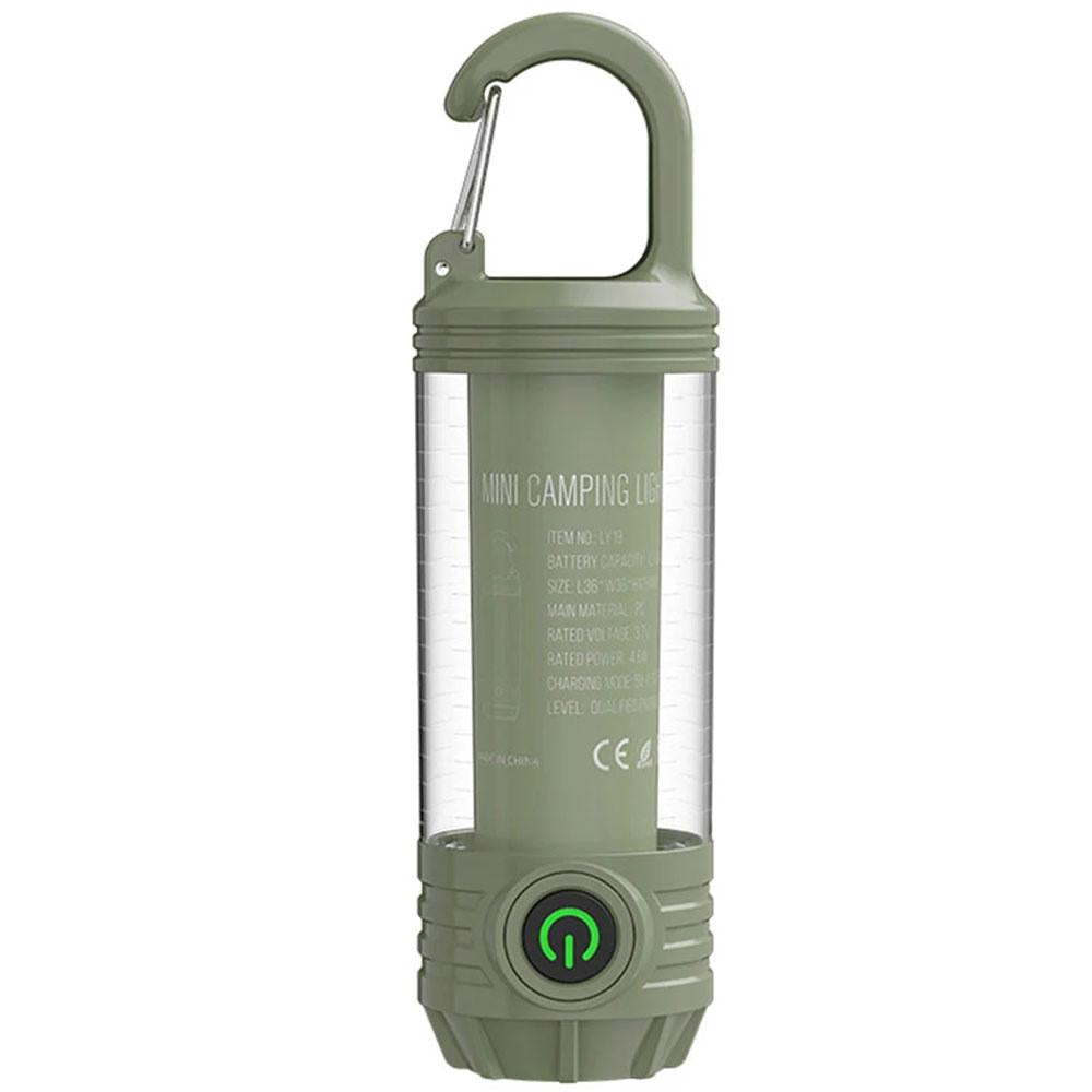 LED Retro Camping Light Type-C Charging Emergency Flashlight Outdoor Lighting Camp Atmosphere Hanging Light